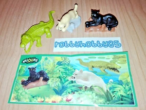 SET COMPLETO ANIMALI FEROCI FS020 - FS021A - DC006 + 3 BPZ KINDER ITALIA 2016/17 - Imagen 1 de 1