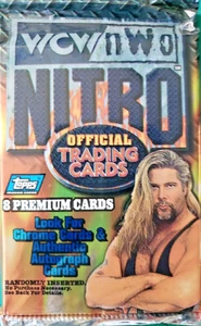 1999 Topps WCW/NWO Nitro One Trading Card Pack 8 Cards Chrome/AUTO? - Picture 1 of 5