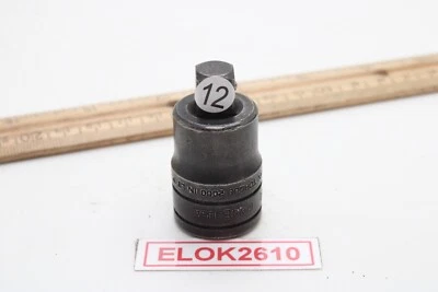 Snap-on PA4E 1/2" Internal to 3/8" External Lock Button Reducer Adapter USA - Image 1 of 4