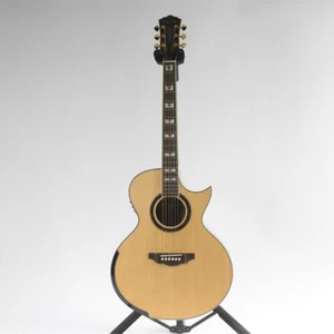 ZUWEI Solid Spruce Top Electric Guitar Abalone Inlay 6 String Rosewood Fretboard - Picture 1 of 13