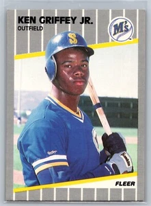 Fleer #548 1989 Ken Griffey Jr. Seattle Mariners - Imagen 1 de 2