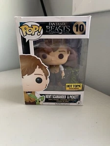 Funko Pop Newt Scamander And Pickett Fantastic Beasts Harry Potter Hot Topic - Picture 1 of 8
