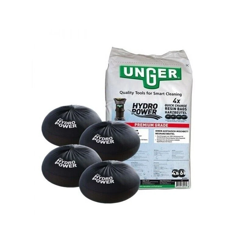 Unger Hydropower Quickchange-Harzbeutel 4-Pack x 6L (DIB84)