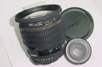 Sigma 24mm f/1.8 D EX DG Wide Angle Auto/Manual Focus Lens For Nikon F Mount - Image 1 of 4