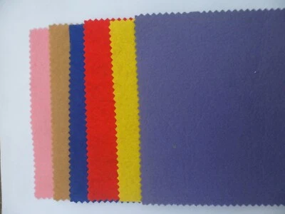 54 pcs Felt Fabric Sheet Assorted Color Felt Pack DIY Craft Rectanguler Nonwoven - Image 1 of 4