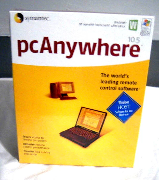 PC Anywhere SEALED BOX NEW by Symantec 10.5 Windows Host   - Image 1 of 1