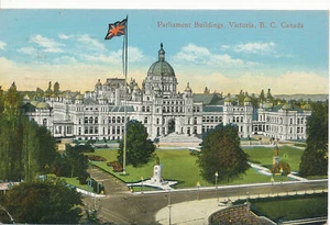 PC09358 Parlamentsgebäude. Victoria. B.C. Kanada. Die Küste. 1939 - Bild 1 von 2