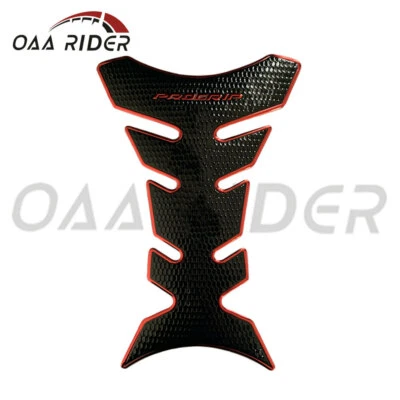 3D Raise Motorcycle Fuel/Gas Tank Pad Protector Decal Sticker Grip Gloss Chrome — 第 1/4 张图片