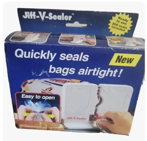 New/Sealed - Jokari Jiff-V-Sealer Bag Sealer - Picture 1 of 4