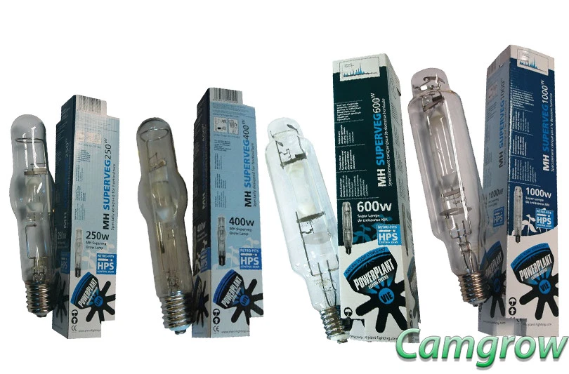 PowerPlant MH 250W - 400W - 600W - 1000W  SuperVeg Metal Halide Bulb Hydroponics - Image 1 of 1