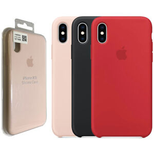 Official Apple Silicone Rear Case Cover for iPhone XS & X
