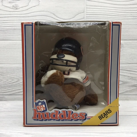 Vintage 1983 Chicago Bears NFL Huddles Collectible Plush Mascot Toy Cover