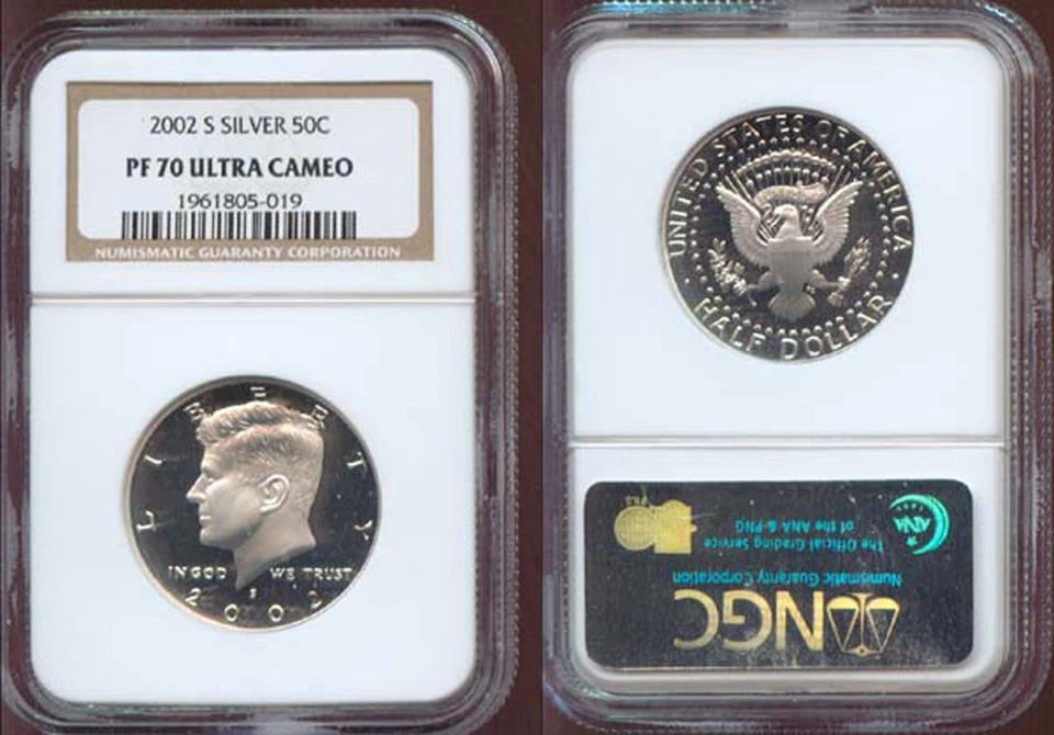 2002-S SILVER NGC KENNEDY HALF PF 70 ULTRA CAMEO   (623)     ABSOLUTELY GORGEOUS - Image 1 of 1
