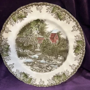 Plato de cena Johnson Bros. England Friendly Village The Village Street 10,5" - B - Imagen 1 de 7