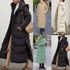 Women's Winter Knee Length Removable Hooded Maxi Long Puffer Down Coat Jacket