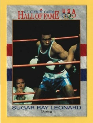 1991 Impel U.S. Olympic Hall of Fame #29 Sugar Ray Leonard - Boxing - Image 1 of 2