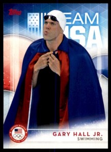 2016 TOPPS US OLYMPIC TEAM GARY HALL JR. SWIMMING #66