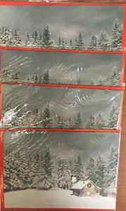 Gartner Studio Holiday Greetings Christmas Handmade Cards Envelopes NEW 4ct - Picture 1 of 3