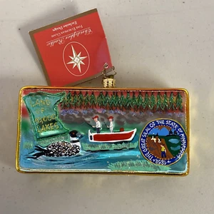 Christopher Radko Minnesota Nummernschild Weihnachtsschmuck Made Poland - Bild 1 von 13