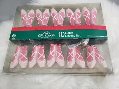 NUEVO Zapato de Ballet Zapatilla Bailarina Cadena Luz Dormitorio Decoración Navidad Guardería Foto 1 de 4