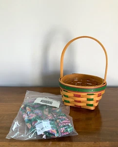 Longaberger 1999 kleiner OSTERKORB Stoffeinlage Kunststoffschutz 6" - NEUWERTIG - Bild 1 von 6