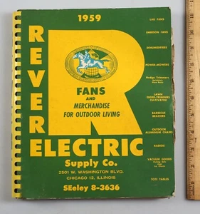 Vintage 1959 Revere Electric Supply Catalog Fans & Outdoor Living Chicago - Picture 1 of 18