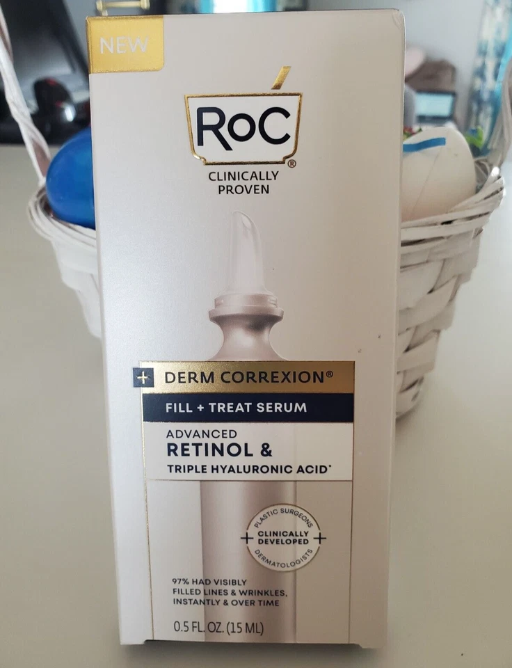 RoC ~ Derm Correxion Fill +Treat Serum Advanced Retinol Triple Hyaluronic Acid - Image 1 of 1