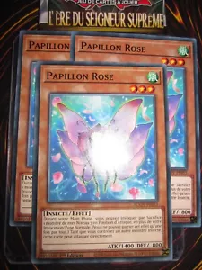 YU-GI-OH! PLAYSET (LOT DE 3) PAPILLON ROSE AGOV-FR093 EDITION 1 FRENCH - Bild 1 von 1