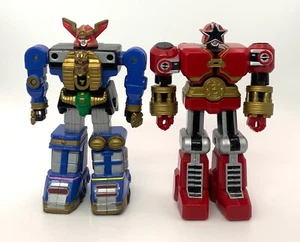 Mighty Morphin Power Rangers Zord Zeo Battlezord Megazord 5” Figures 1996 - Picture 1 of 14