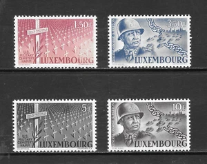 LUXEMBOURG SCOTT 242 - 245 MNH SET - 1947 GENERAL PATTON ISSUE (A) - Picture 1 of 2
