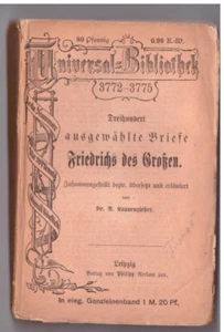 Ausgewählte Briefe Friedrichs des Großen Band 3772/3775, der UniversalBibliot - Bild 1 von 5