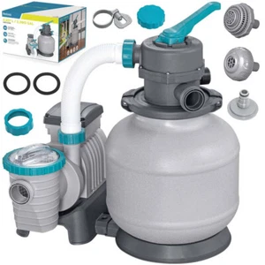 Bestway 58499 Sandfilterpumpe 8327 l/h – Poolpumpe mit ChemConnect & Zubehör - Bild 1 von 8