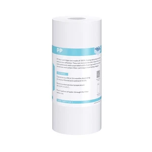 10"x4.5" 5 Micron Sediment Water Filter Whole House Replacement Big Blue Housing - Picture 1 of 11