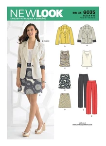 NUEVO LOOK 6053 FALDAS SEÑORITAS Patrón Costura Fácil Coser en 2 horas - Tallas 8 - 18 - Imagen 1 de 4