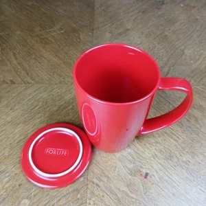 Forlife Red Curve 15 Unzen groß Tee Kaffee Kaffee Becher mit Deckel Ersatz - Bild 1 von 7