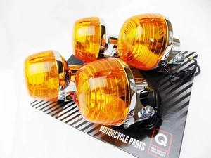 HONDA CA175 68-70 JBS TURN SIGNAL INDICATOR SET LEFT RIGHT FRONT REAR BLINKER - Bild 1 von 6