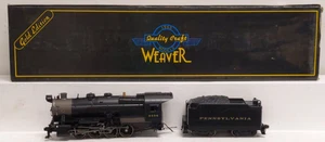 Weaver 1800-S PRR 0-8-0 Steam Locomotive and Tender #6556 (2-Rail) EX/Box - Picture 1 of 5