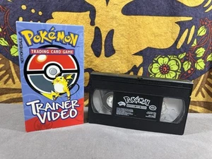 Pokemon Trading Card Game Trainer Video VHS Video Tape Nintendo Year 2000 - Picture 1 of 13