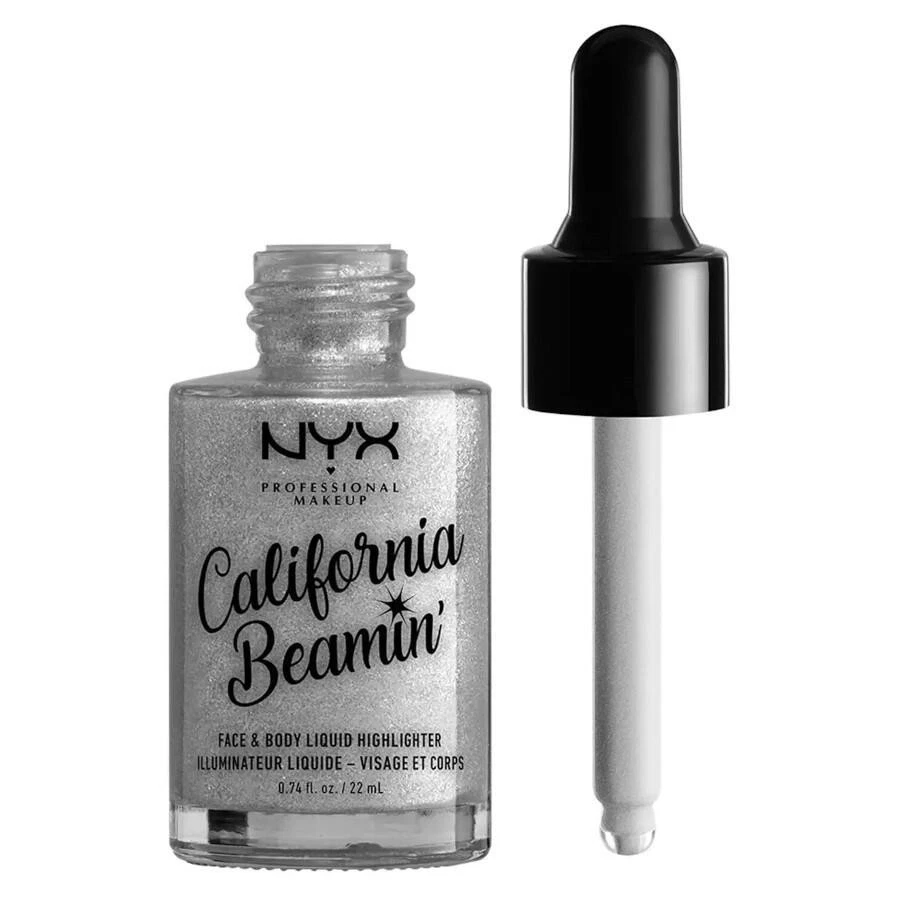 2 × NYX California Beamin' Face & Body Liquid Highlighter 22ml - Bombshell - Image 1 of 1