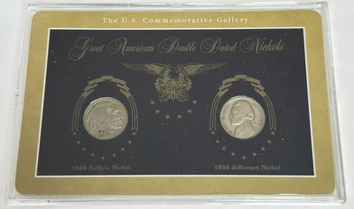 US Commemorative Gallery-1938 Nickel Coins & Indian Head Collection - 5 coins - Image 1 of 4