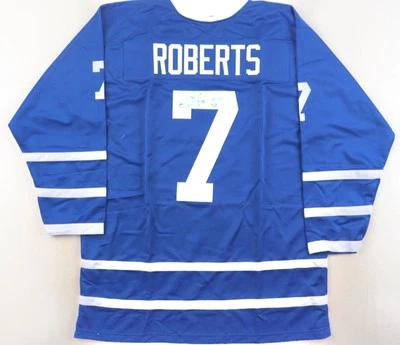 Gary Roberts Authentic Hand Signed Toronto Custom  Jersey - (JSA Authenticated ) - Image 1 of 3