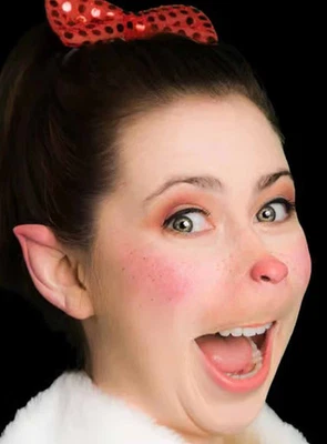 TINSLEY Elfe Latexnase - Schminkeffekt aus Latex zum Aufkleben auf die Haut