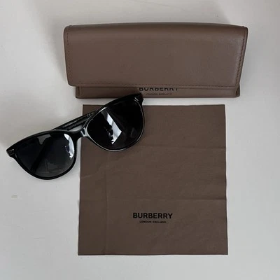 二手巴宝莉 B 4216 3001/T3 猫眼偏光太阳镜带盒 — 第 1/4 张图片