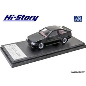 High Story 1/43 Toyota Corolla Levin AE86 Customized 1983 Black JDM Model HS354B - Picture 1 of 2