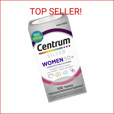 Multivitamínico para mujer Centrum Silver 50 Plus, multivitamínico/multimineral Foto 1 de 2