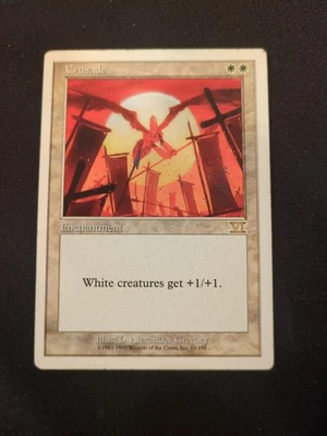 Crusade *Rare* Magic MtG x1 6th Edition Moderate Play - Image 1 of 2