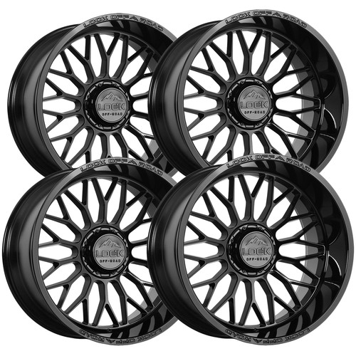 (Set of 4) Lock Extreme Rampage 22x12 6x135/6x5.5