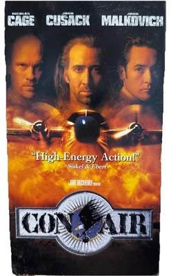 Con Air (VHS Movie, 1995)  Nicolas Cage John Cusack John Malkovich - Image 1 of 2