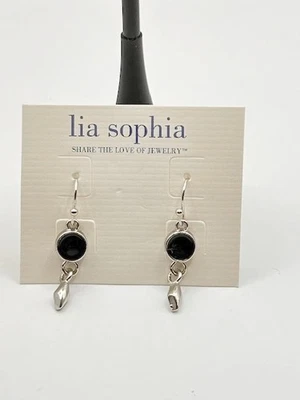 Lia Sophia 'RODEO, BLACK' Earrings - Image 1 of 2