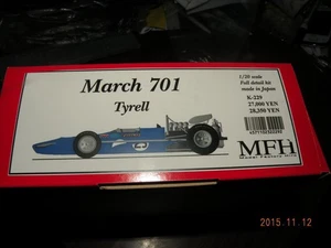 MODEL FACTORY HIRO MFH 1/20 F1 MARZO 701 MONACO, TEDESCO, SPAGNOLO GP SUPER KIT - Foto 1 di 10